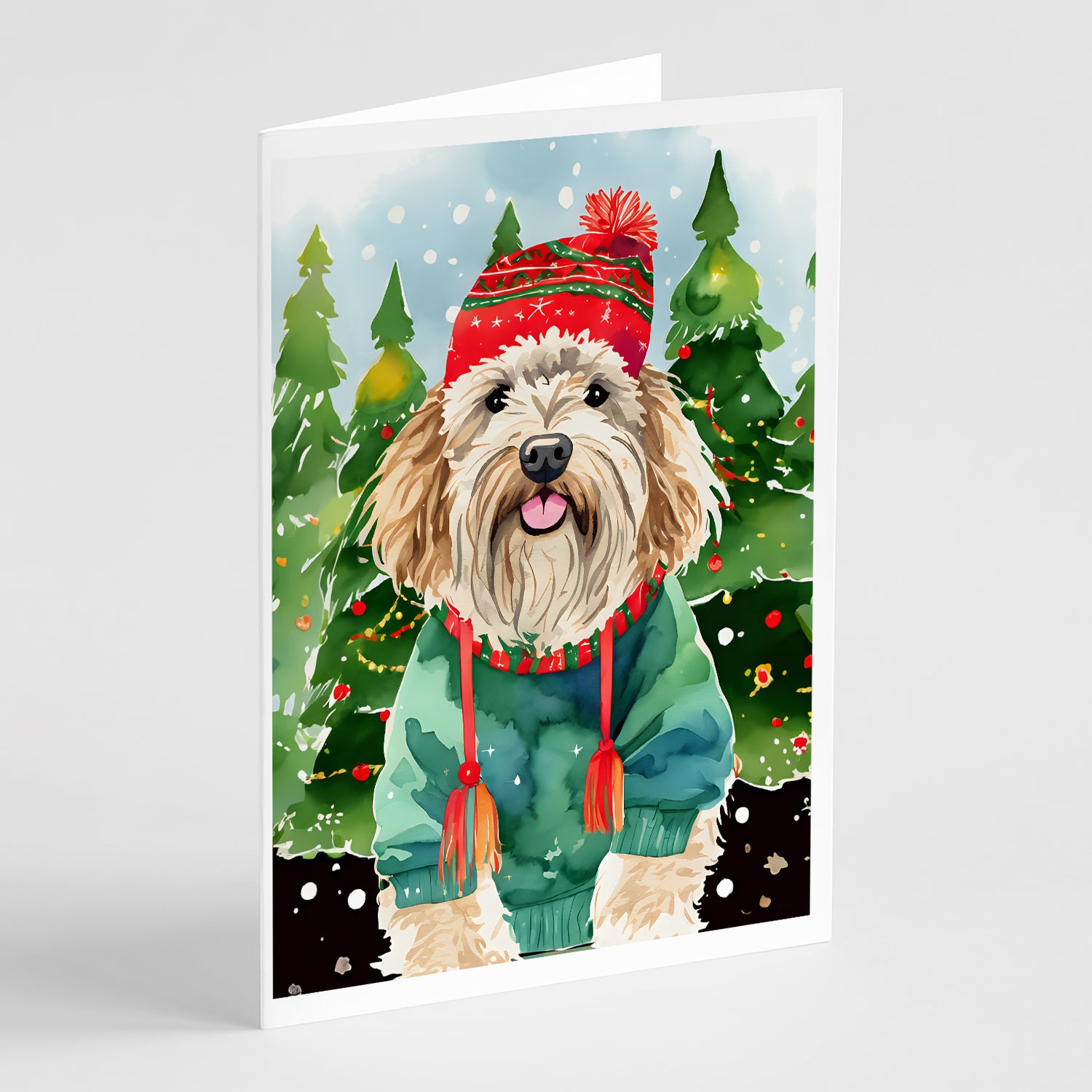 Buy this Puli Christmas Greeting Cards Pack of 8