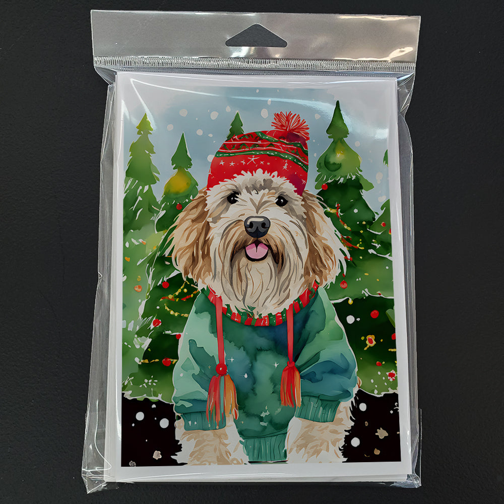 Puli Christmas Greeting Cards Pack of 8