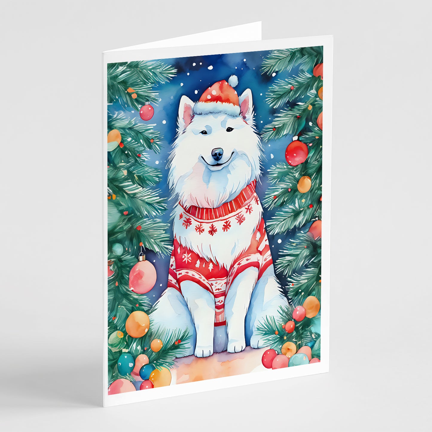 Buy this Samoyed Christmas Greeting Cards Pack of 8