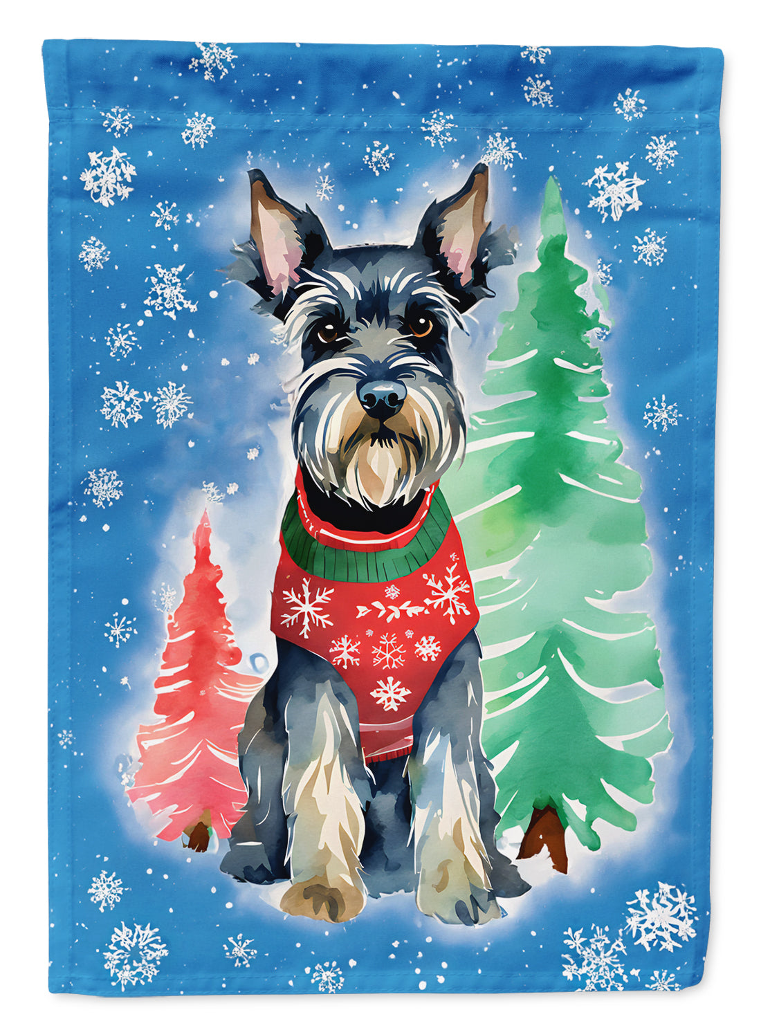 Buy this Schnauzer Christmas Garden Flag