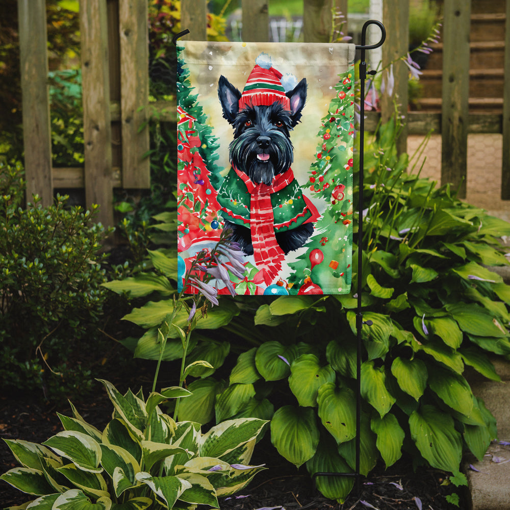 Scottish Terrier Christmas Garden Flag