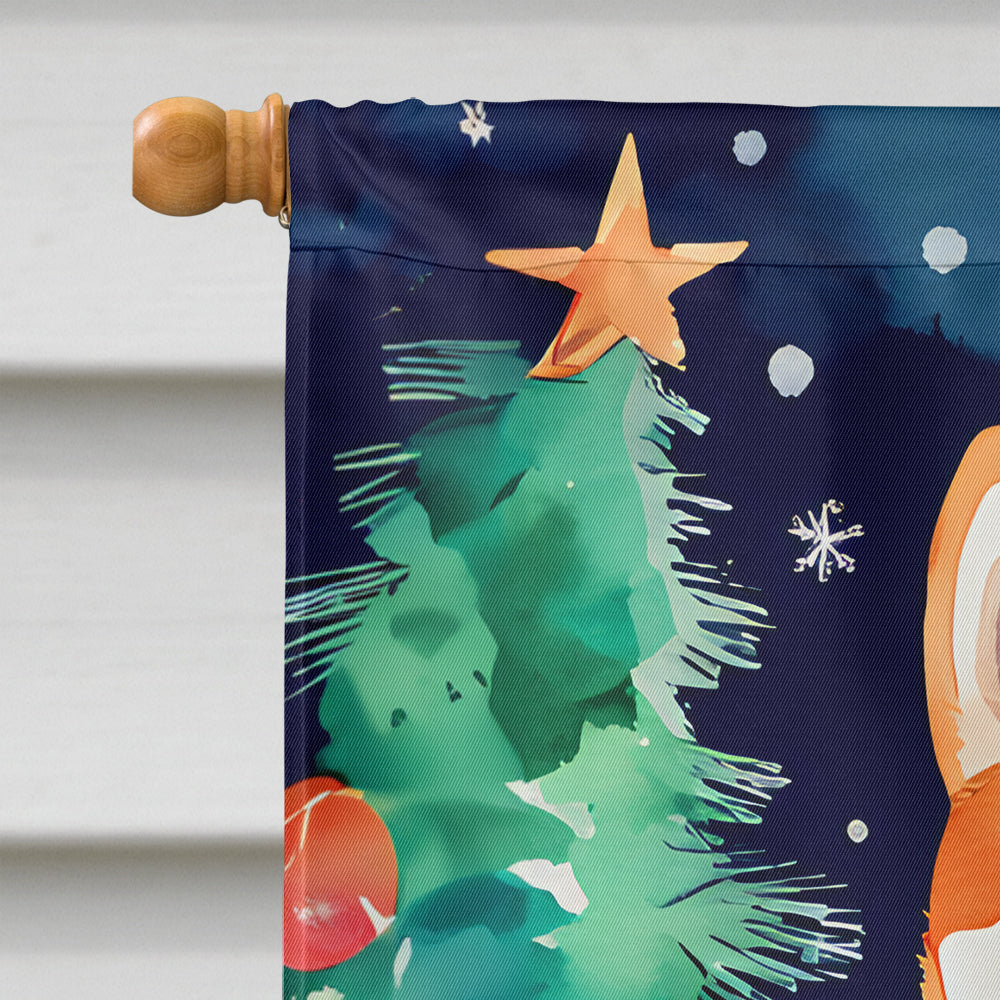 Shiba Inu Christmas House Flag