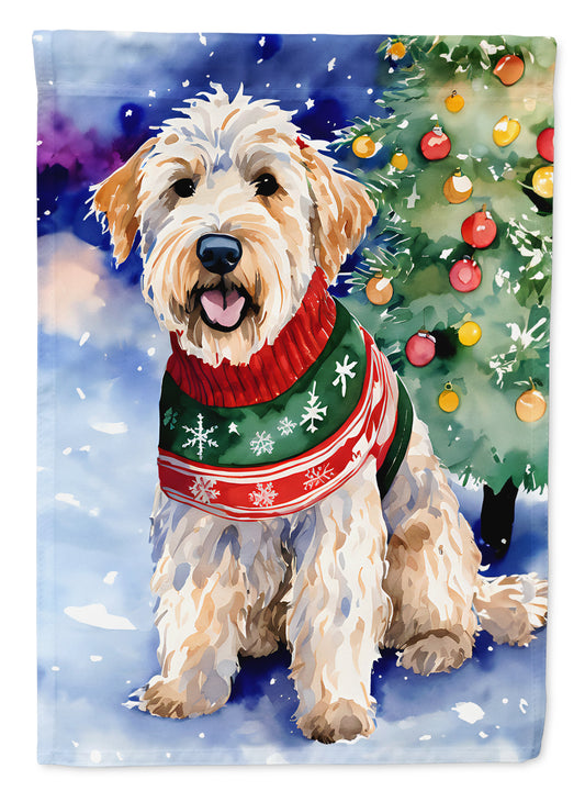 Buy this Wheaten Terrier Christmas House Flag