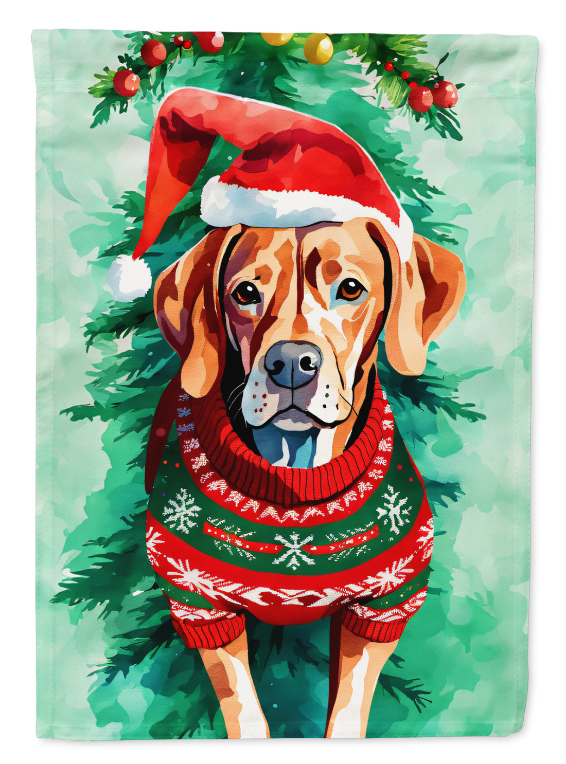 Buy this Vizsla Christmas Garden Flag