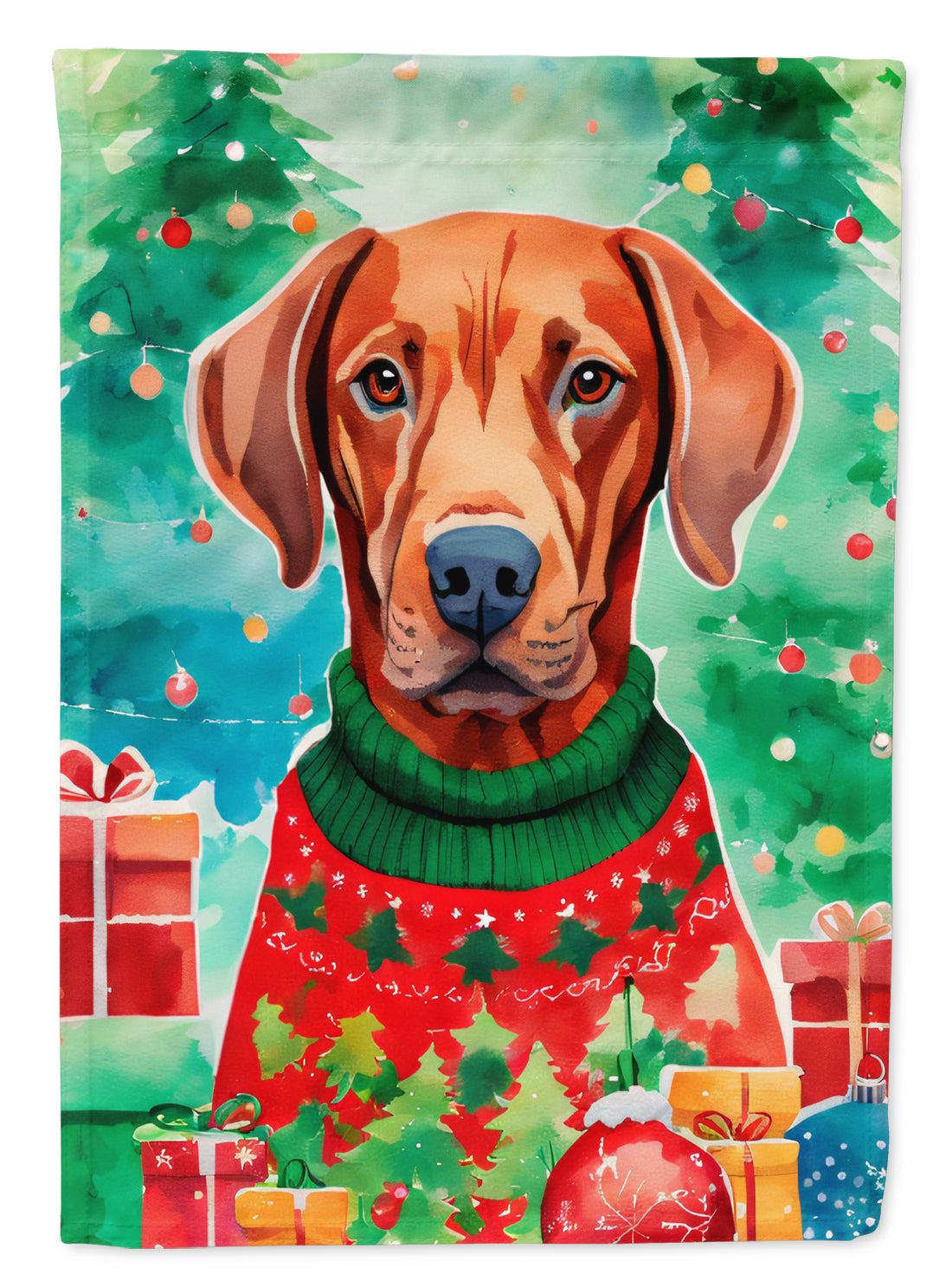 Buy this Vizsla Christmas Garden Flag