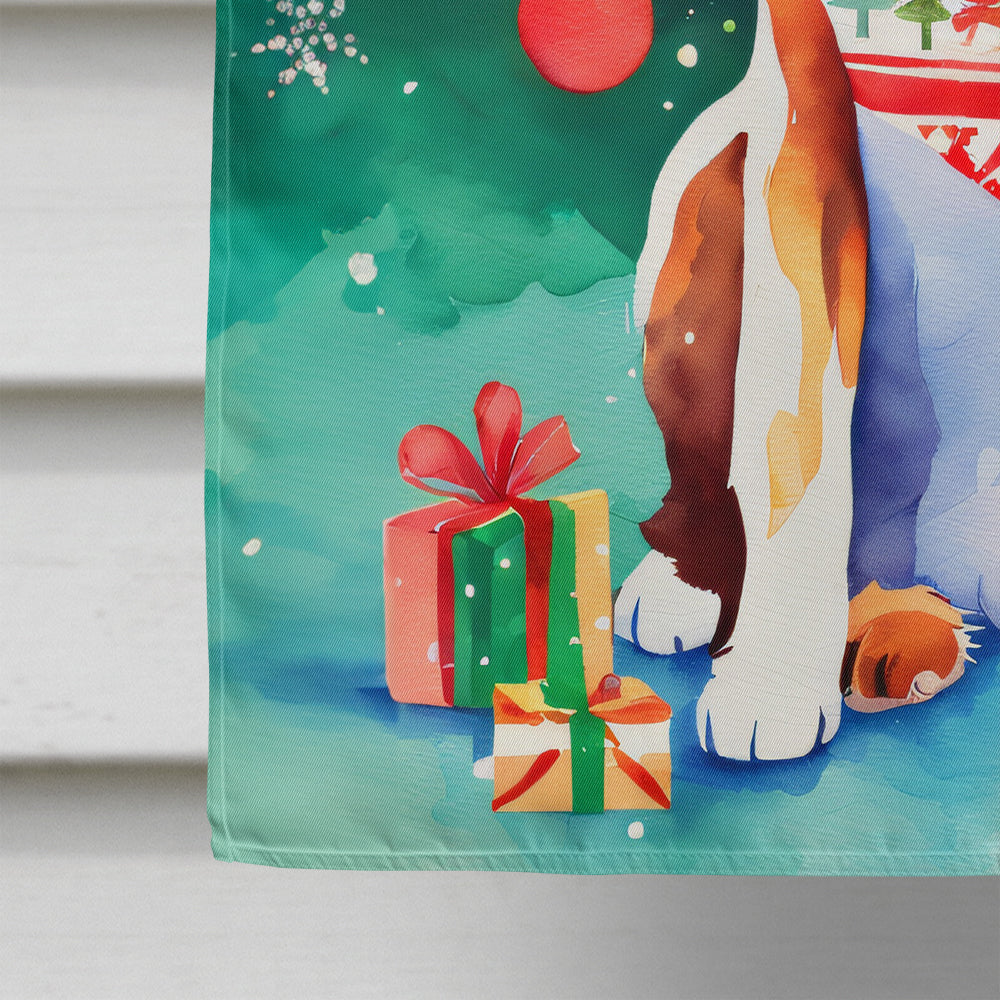 Welsh Springer Spaniel Christmas House Flag