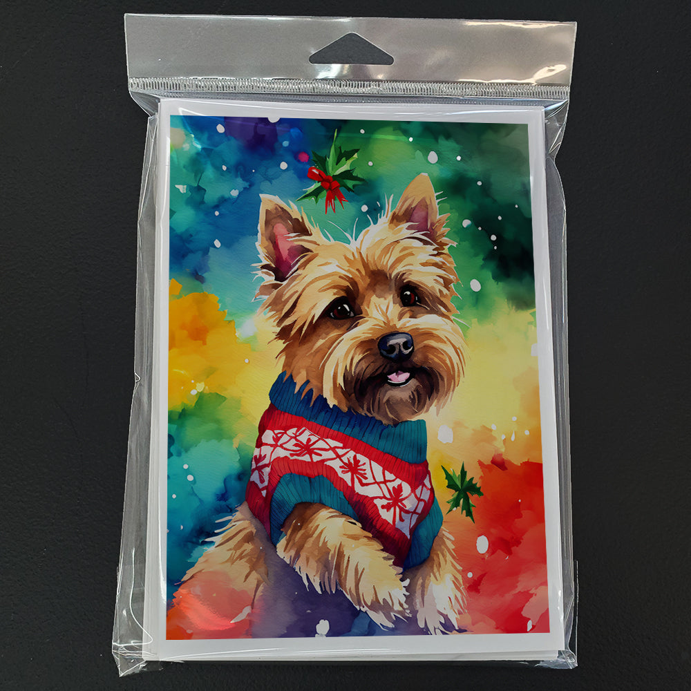 Yorkshire Terrier Yorkie Christmas Greeting Cards Pack of 8