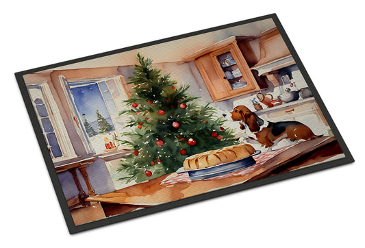 Buy this Basset Hound Christmas Cookies Doormat