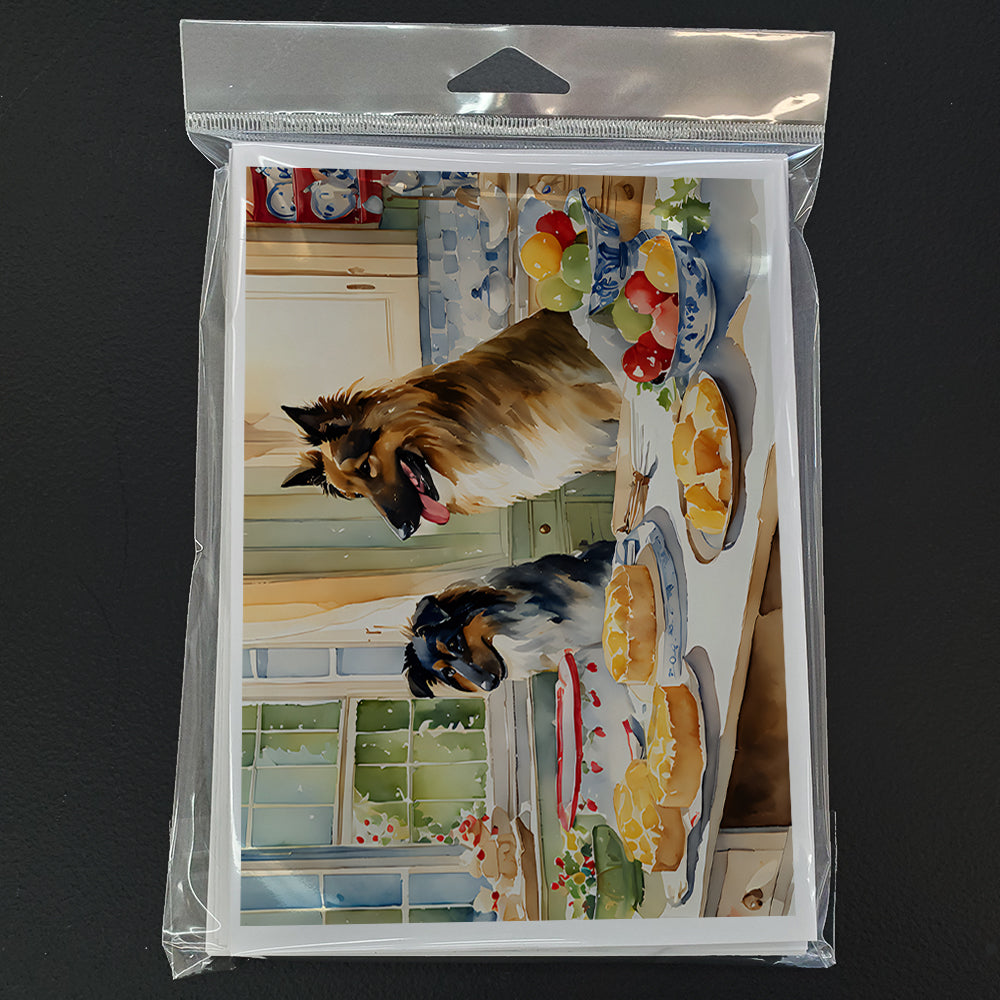 Belgian Tervuren Christmas Cookies Greeting Cards Pack of 8