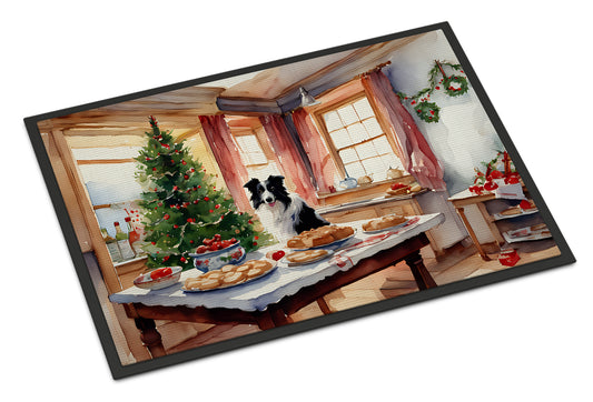 Buy this Border Collie Christmas Cookies Doormat