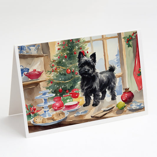 Buy this Cairn Terrier Christmas Cookies Greeting Cards Pack of 8