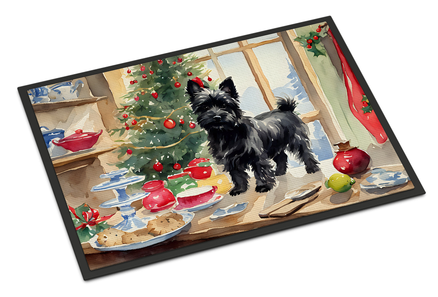 Buy this Cairn Terrier Christmas Cookies Doormat