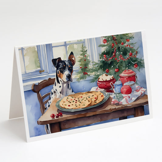 Buy this Catahoula Christmas Cookies Greeting Cards Pack of 8