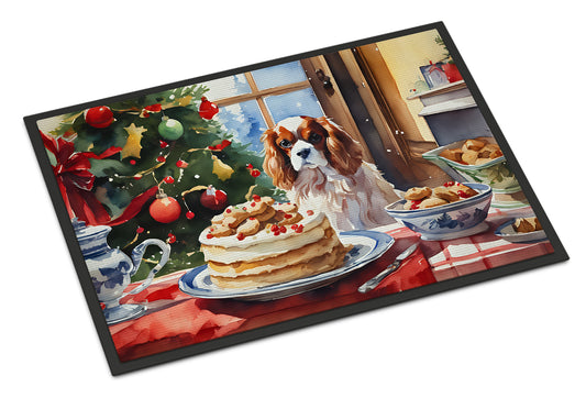 Buy this Cavalier Spaniel Christmas Cookies Doormat