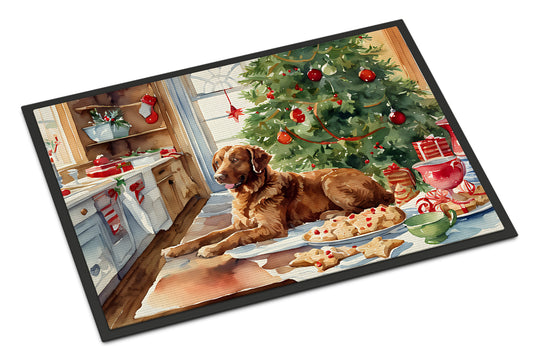 Buy this Chesapeake Bay Retriever Christmas Cookies Doormat