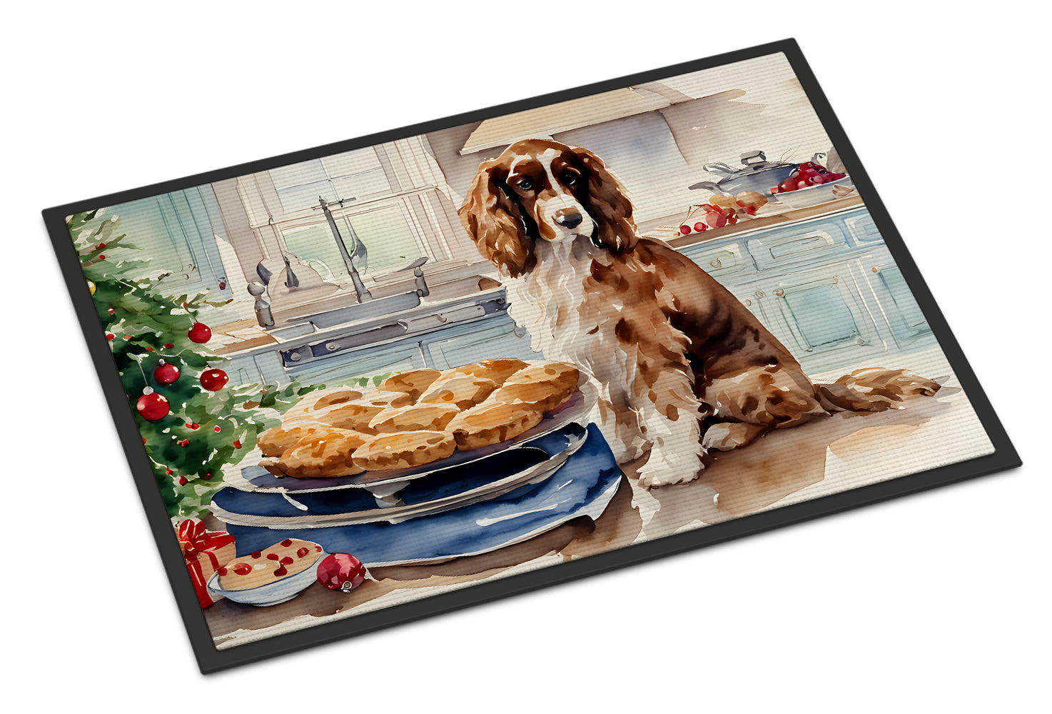 Buy this Cocker Spaniel Christmas Cookies Doormat