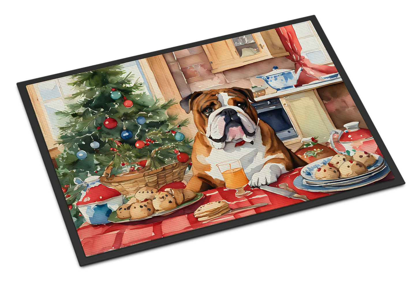 Buy this English Bulldog Christmas Cookies Doormat