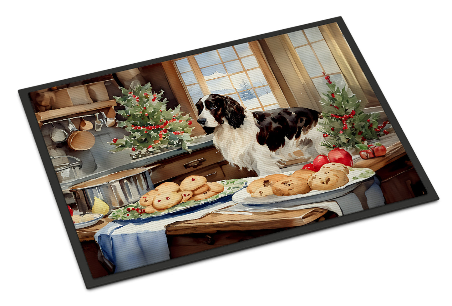 Buy this English Cocker Spaniel Christmas Cookies Doormat