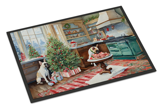 Buy this French Bulldog Christmas Cookies Doormat