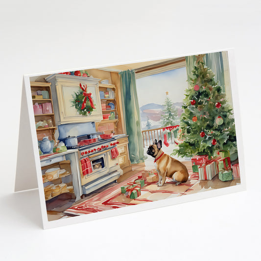 Buy this French Bulldog Christmas Cookies Greeting Cards Pack of 8