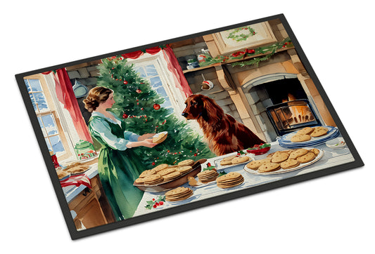 Buy this Irish Setter Christmas Cookies Doormat