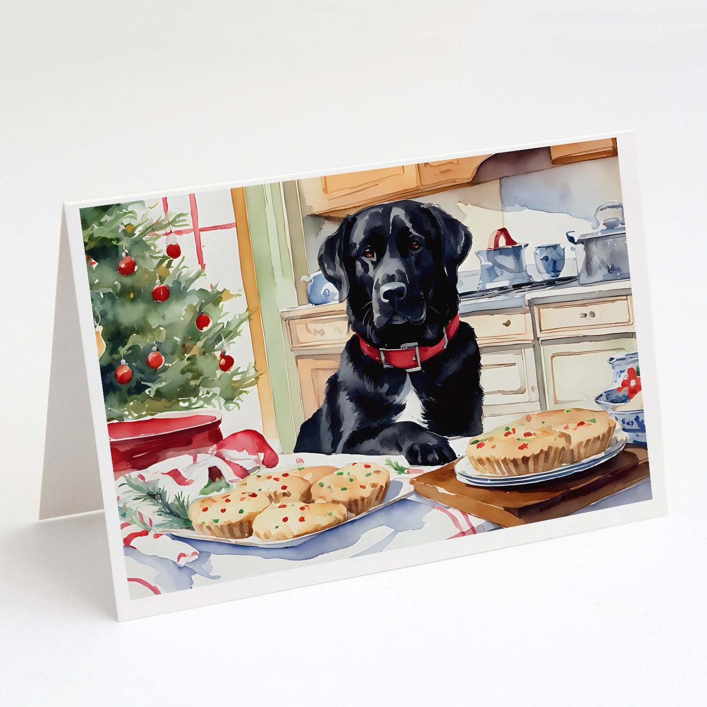 Buy this Labrador Retriever Christmas Cookies Greeting Cards Pack of 8