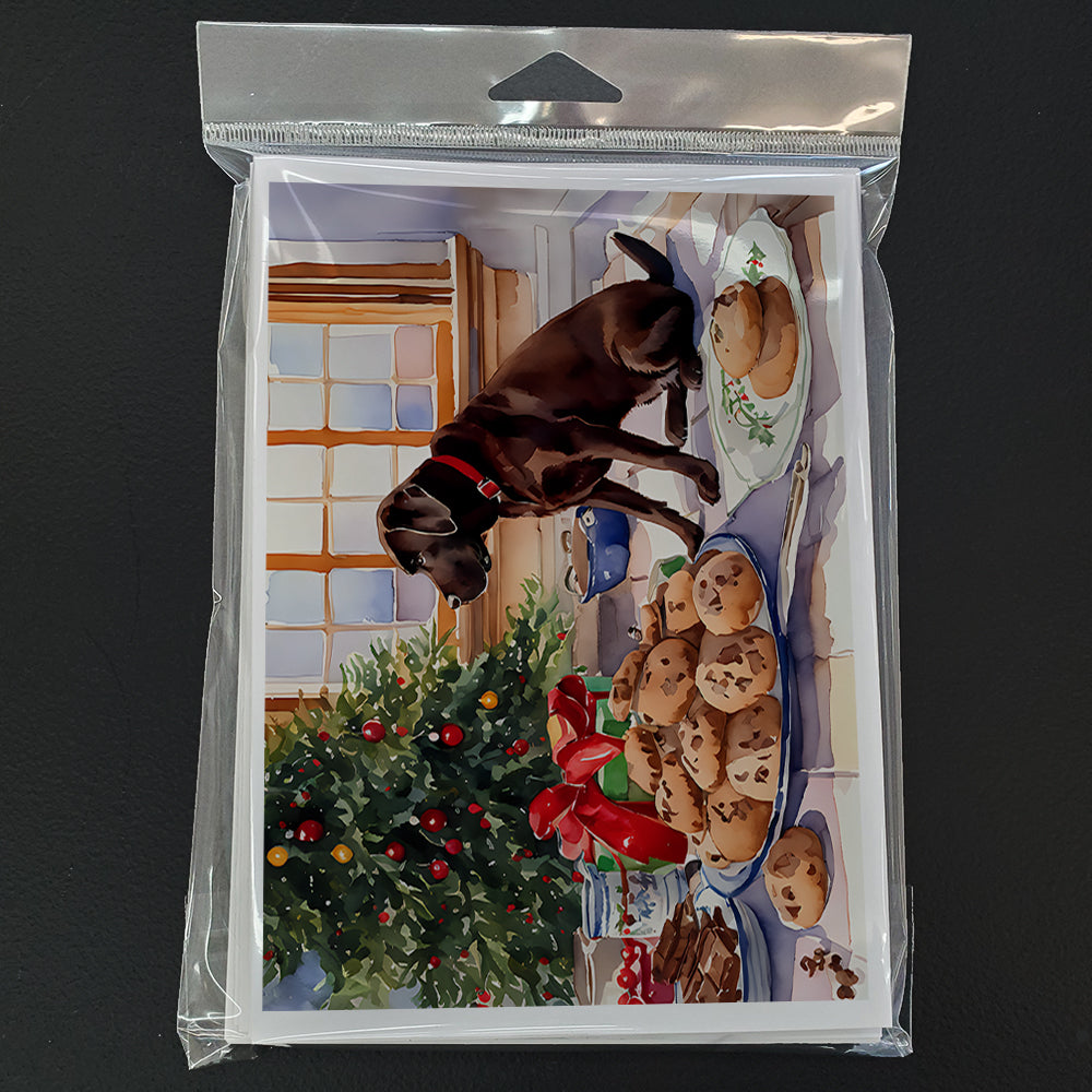 Labrador Retriever Christmas Cookies Greeting Cards Pack of 8