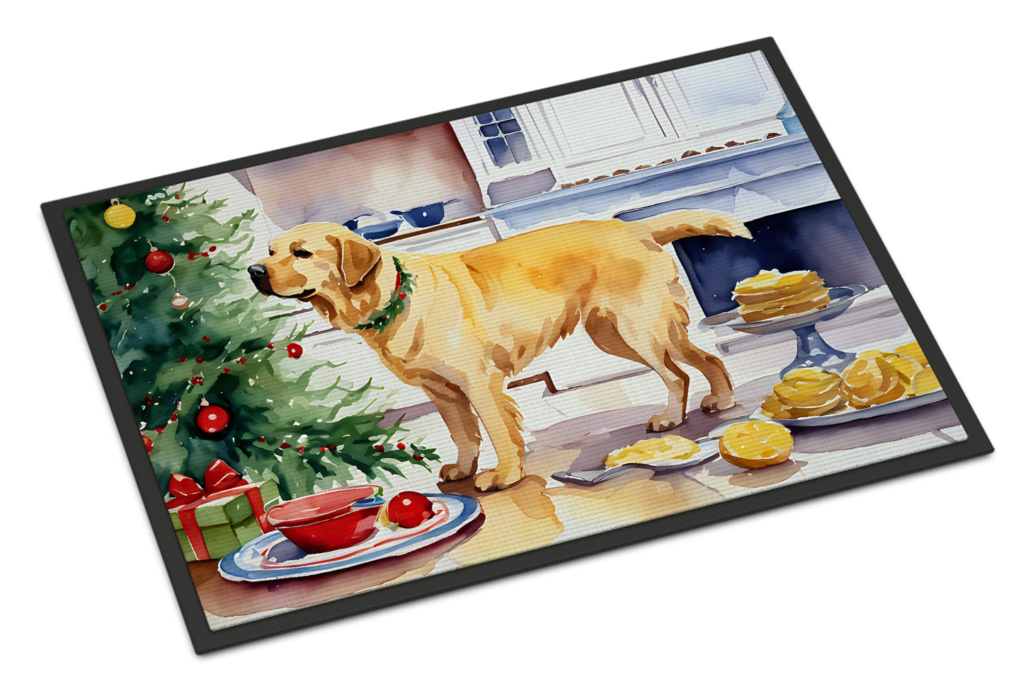 Buy this Labrador Retriever Christmas Cookies Doormat