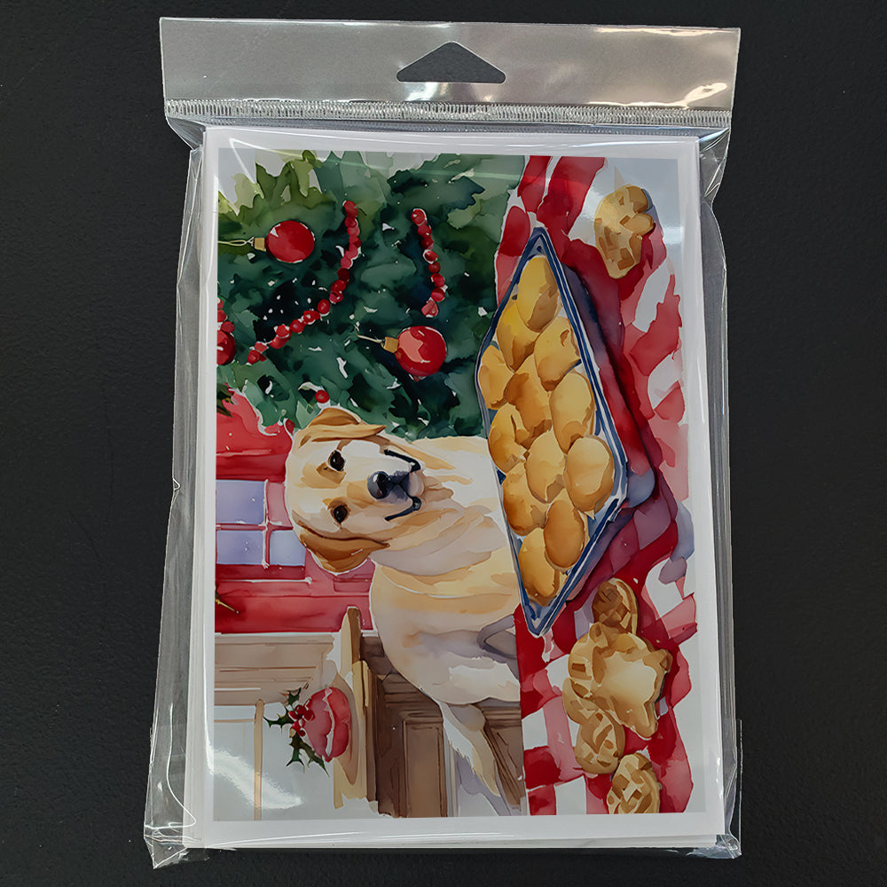 Labrador Retriever Christmas Cookies Greeting Cards Pack of 8