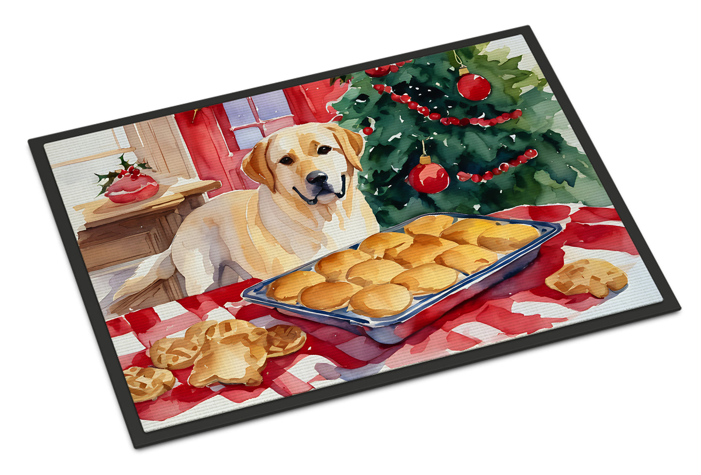 Buy this Labrador Retriever Christmas Cookies Doormat