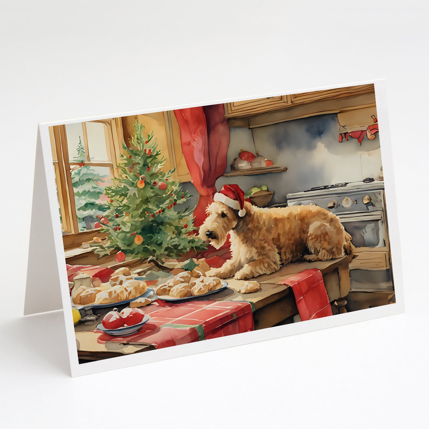 Buy this Lakeland Terrier Christmas Cookies Greeting Cards Pack of 8