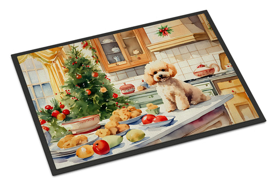 Buy this Poodle Christmas Cookies Doormat