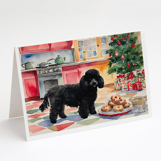 Buy this Poodle Christmas Cookies Greeting Cards Pack of 8