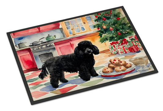 Buy this Poodle Christmas Cookies Doormat