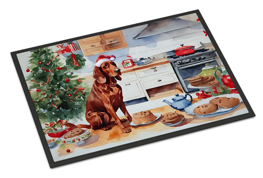 Buy this Redbone Coonhound Christmas Cookies Doormat