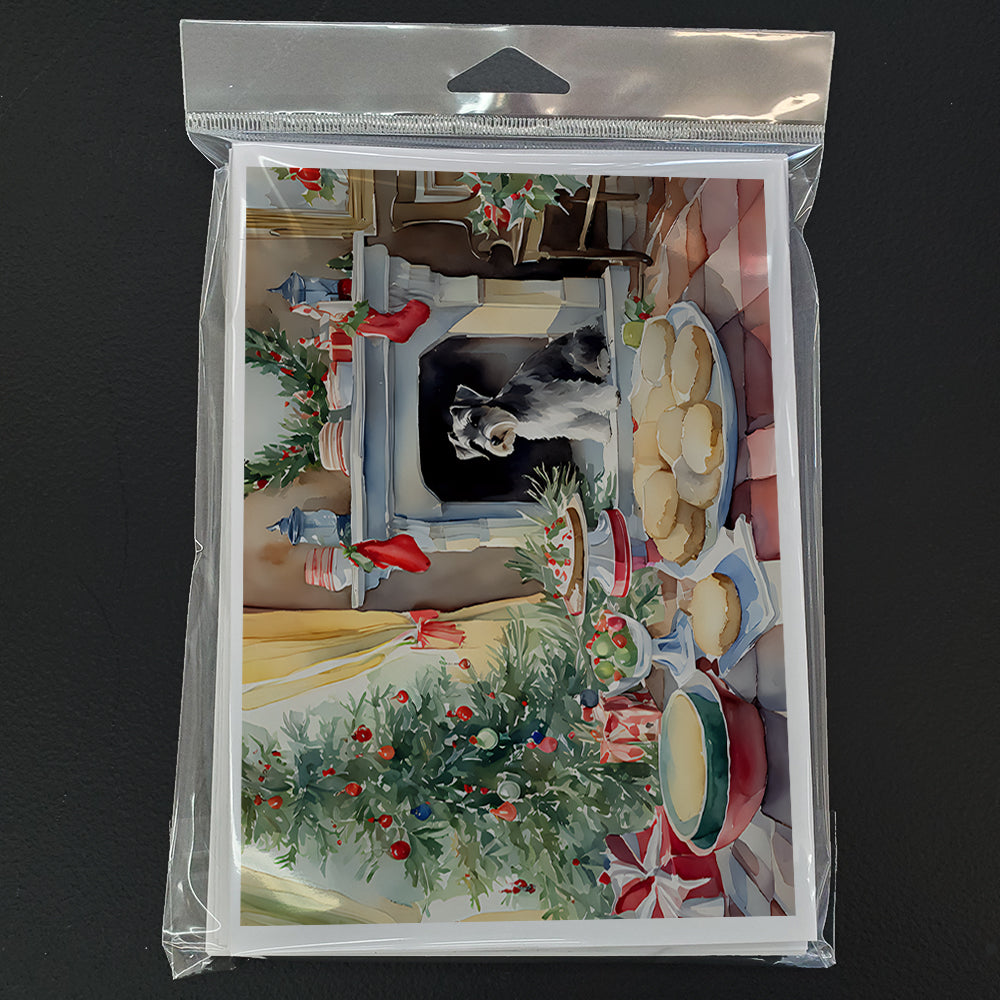 Schnauzer Christmas Cookies Greeting Cards Pack of 8