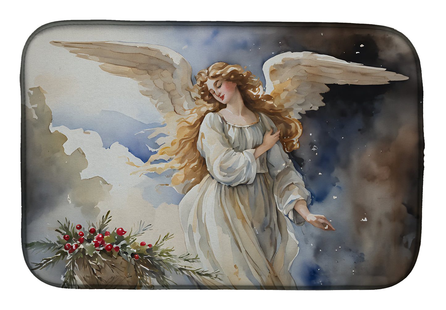 Buy this Christmas Angel Dish Drying Mat