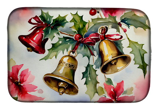 Buy this Christmas Bells Dish Drying Mat