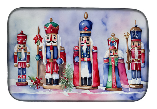 Buy this Christmas Nutcrackers Dish Drying Mat