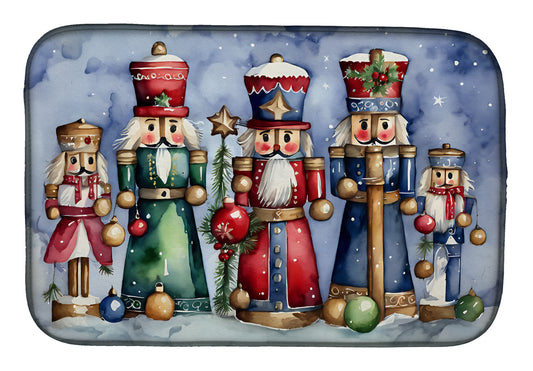 Buy this Christmas Nutcrackers Dish Drying Mat