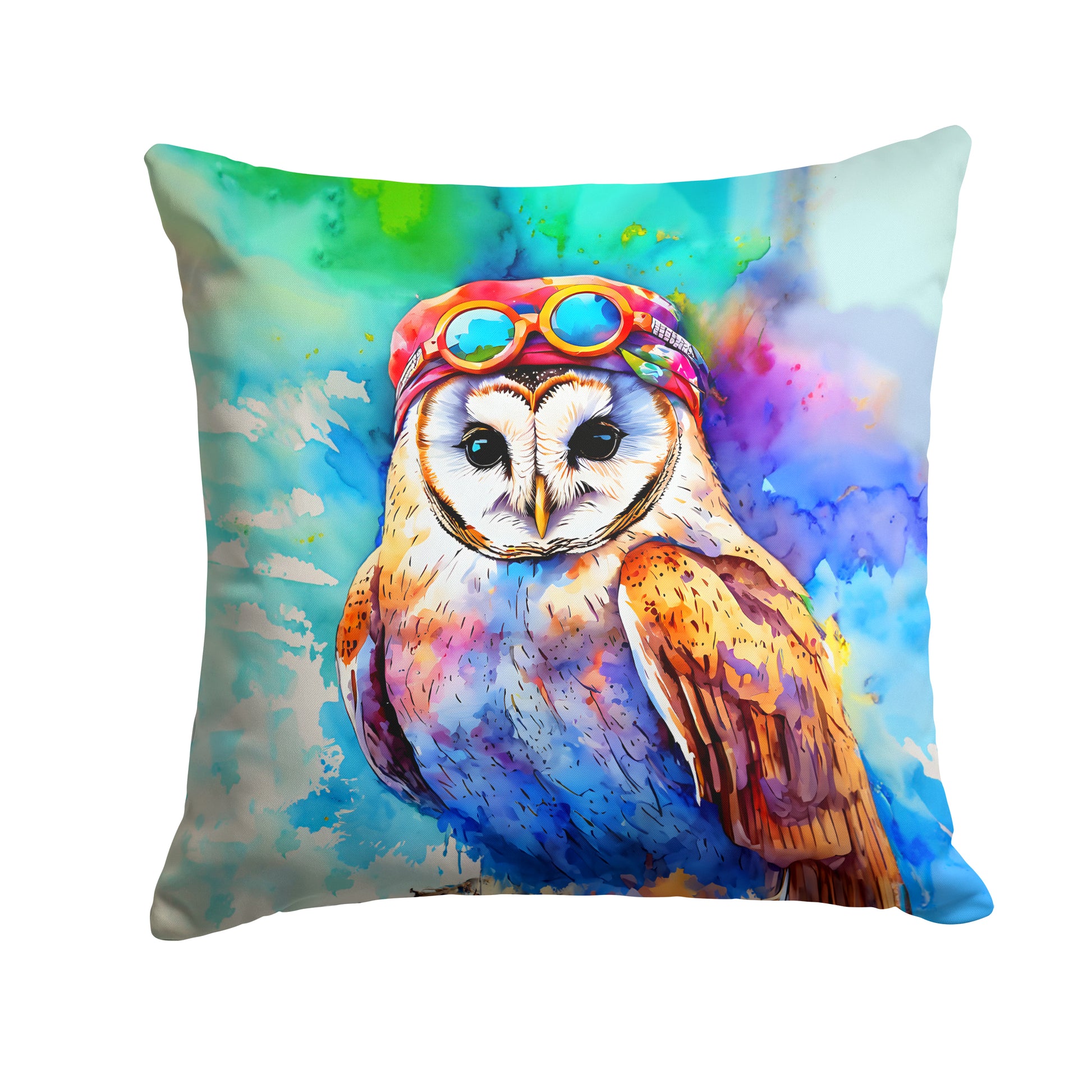 Buy this Hippie Animal Barn Owl Throw Pillow