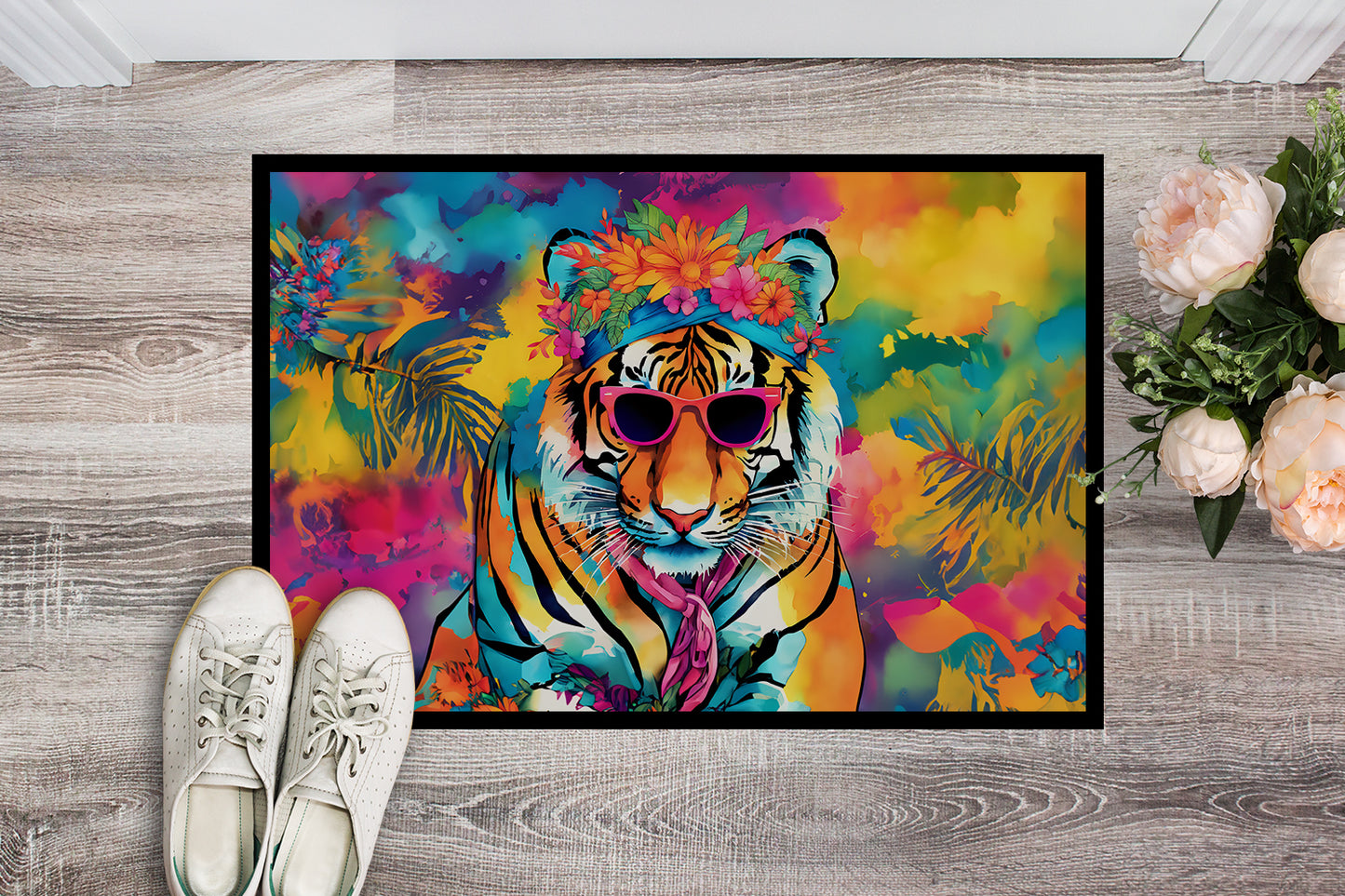 Hippie Animal Bengal Tiger Doormat