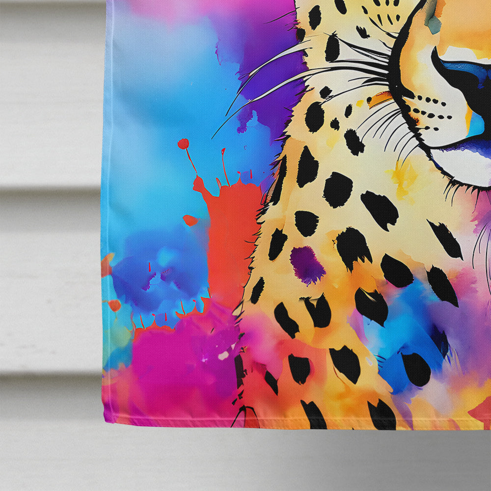 Hippie Animal Cheetah House Flag