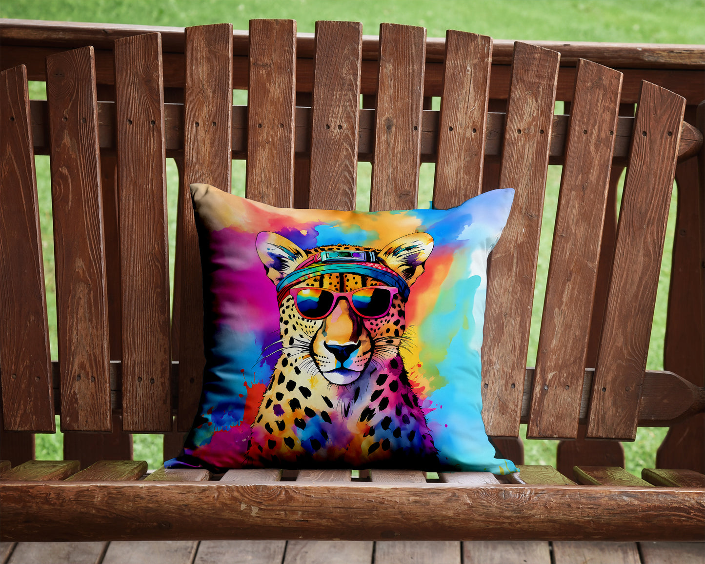 Hippie Animal Cheetah Throw Pillow