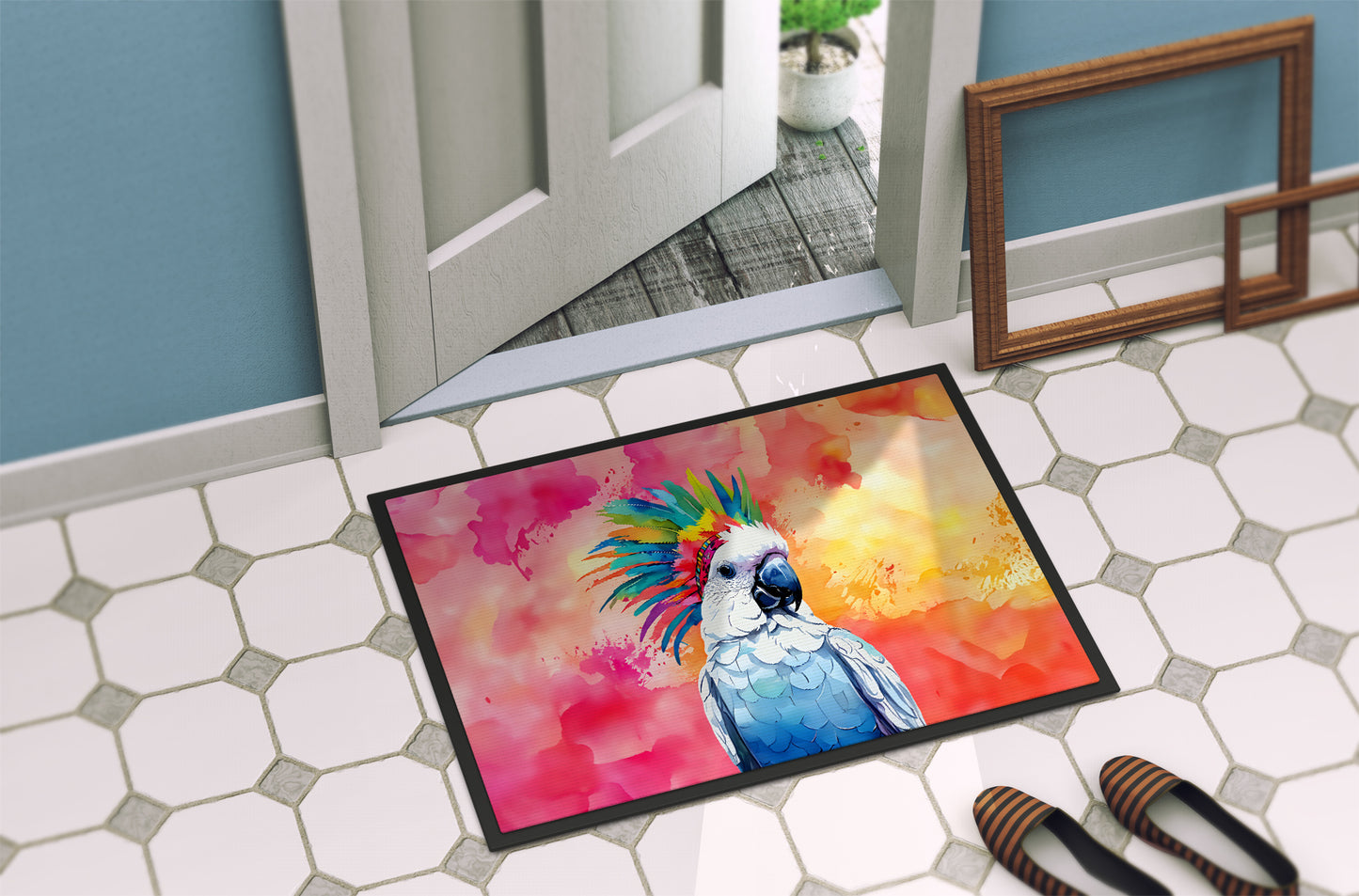 Hippie Animal Cockatoo Doormat