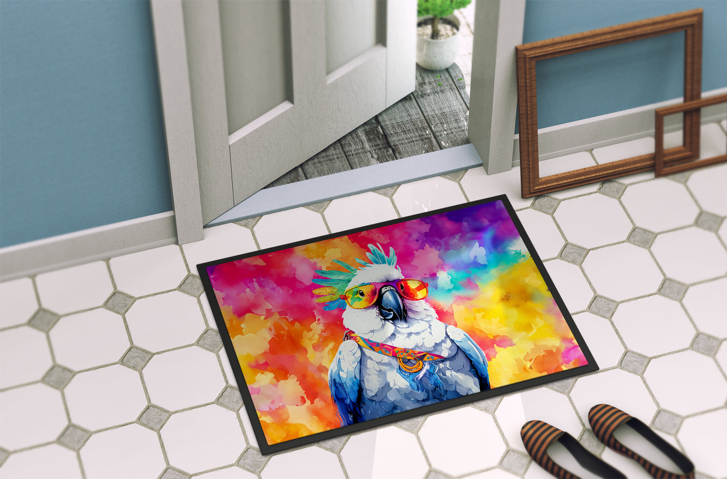 Hippie Animal Cockatoo Doormat