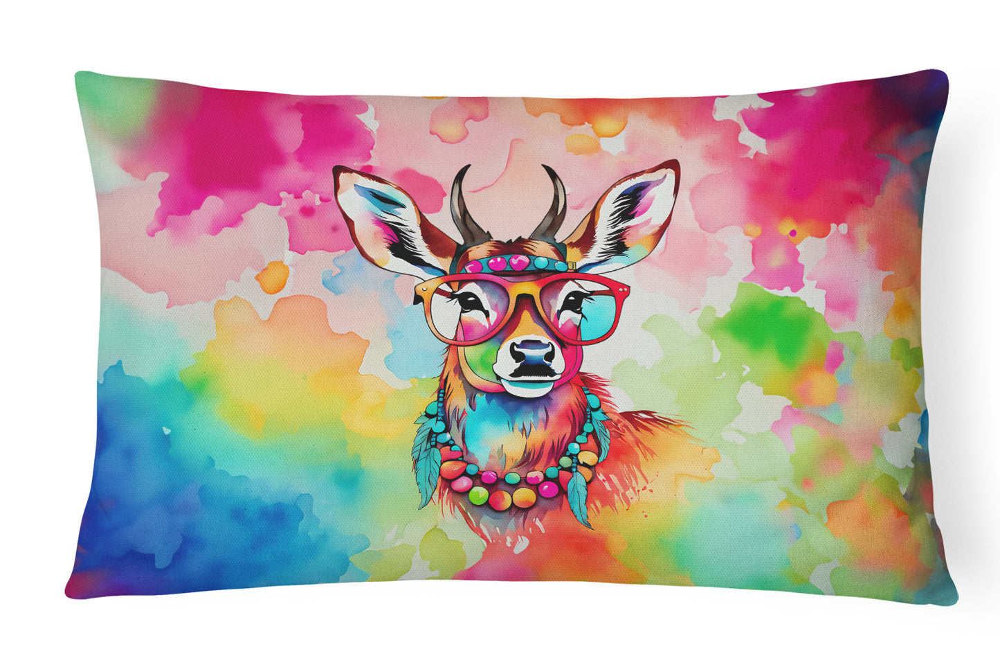 Buy this Hippie Animal Deer Throw Pillow