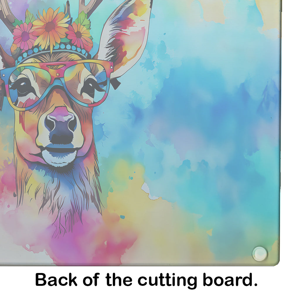 Hippie Animal Deer Glass Cutting Board