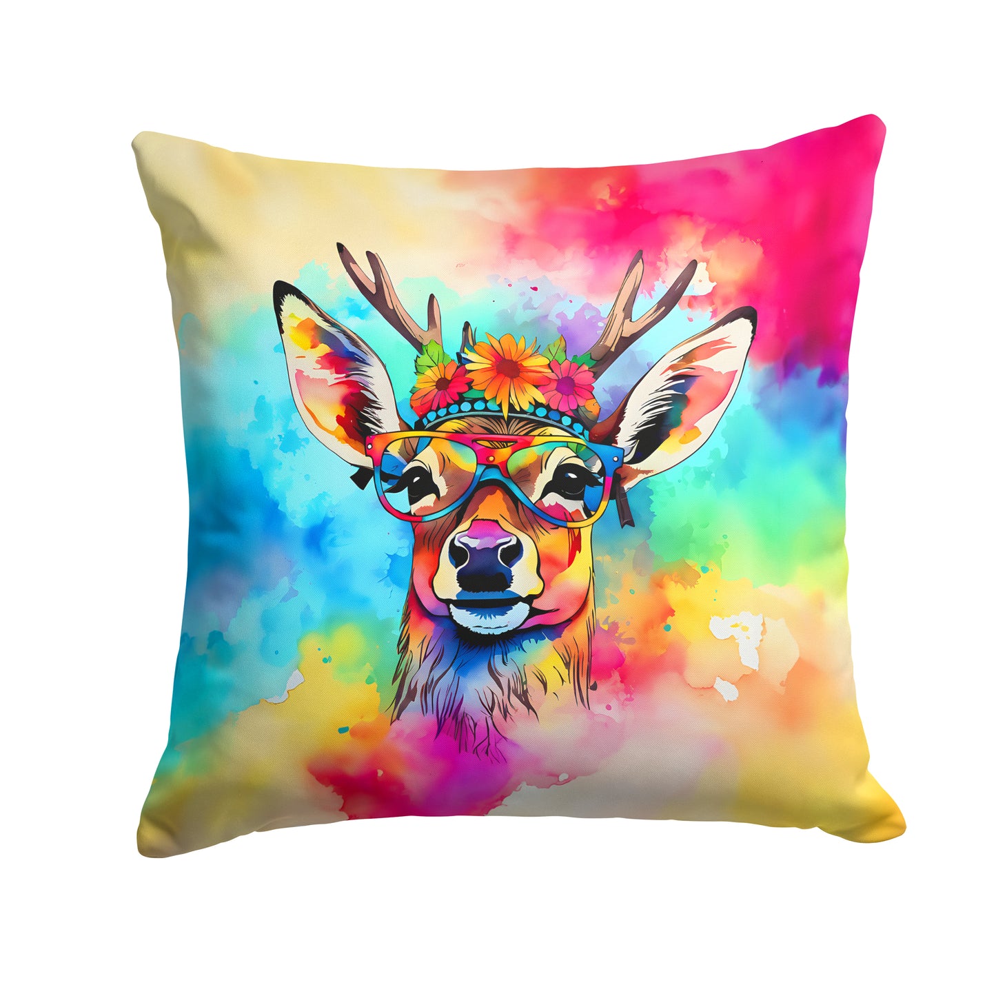 Buy this Hippie Animal Deer Throw Pillow