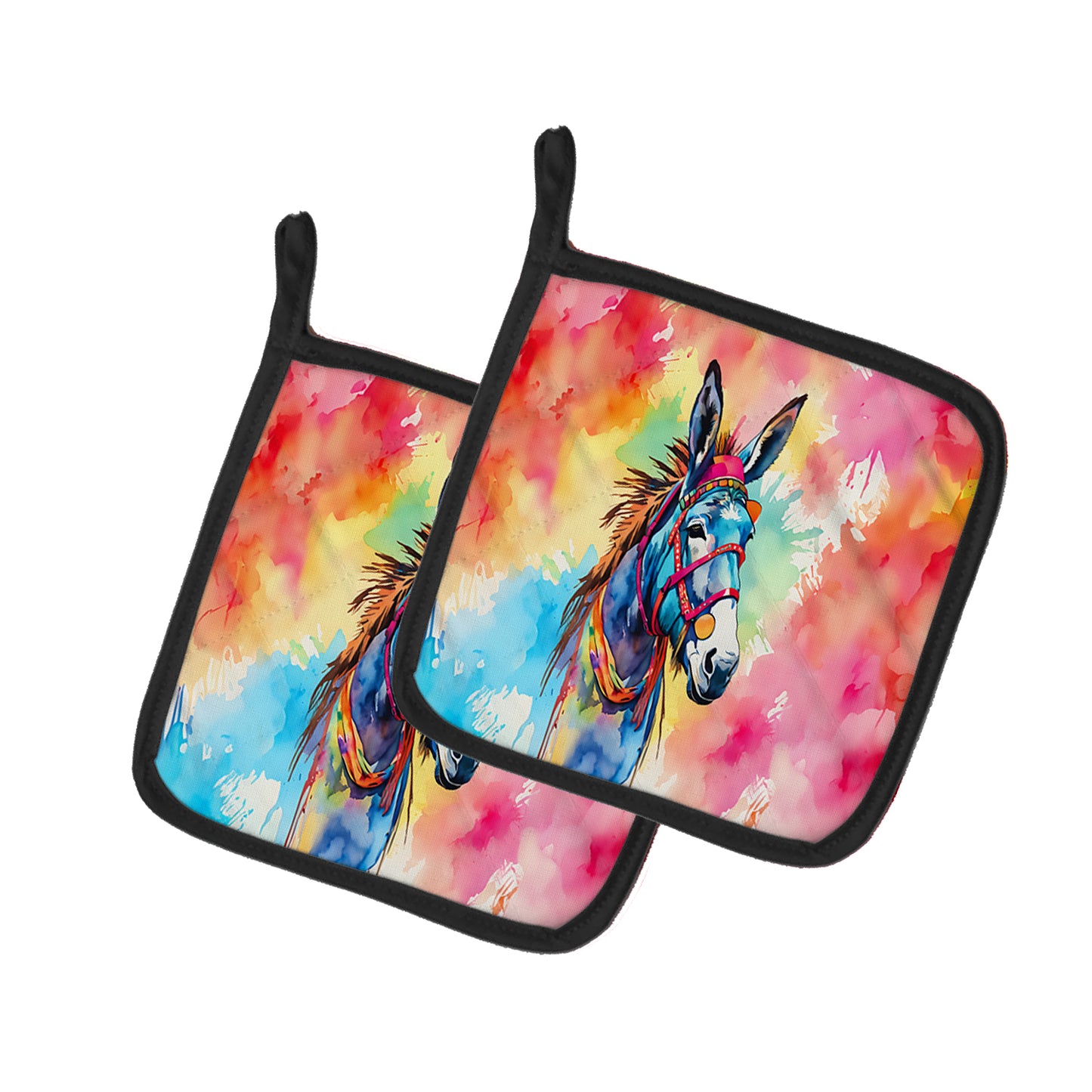 Buy this Hippie Animal Donkey Pair of Pot Holders